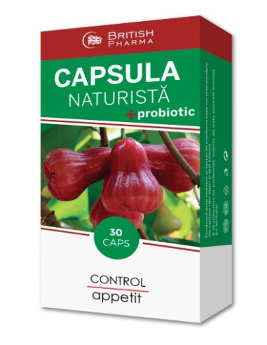 Capsula de slabit naturala + Probiotic - pentru o slabire naturala - 30 cps CAPP30L