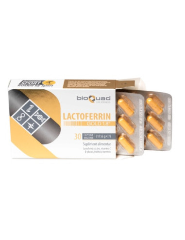 Lactoferrin Gold 1.8 - vitamine si minerale - 30 cps LAG30L