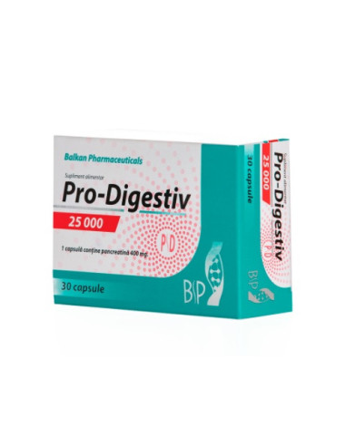 Pro Digestiv 25000 - capsule pentru reglarea digestiei - 30 cps