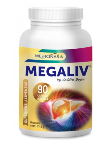 Megaliv - capsule pentru sanatatea ficatului - 90 cps MEG90L