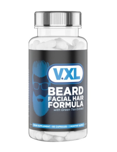 Beard Facial Hair Formula - capsule pentru cresterea parului facial - 60 cps BFH60L
