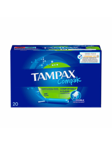 Tampoane Super Tampax Compak 20 Unități